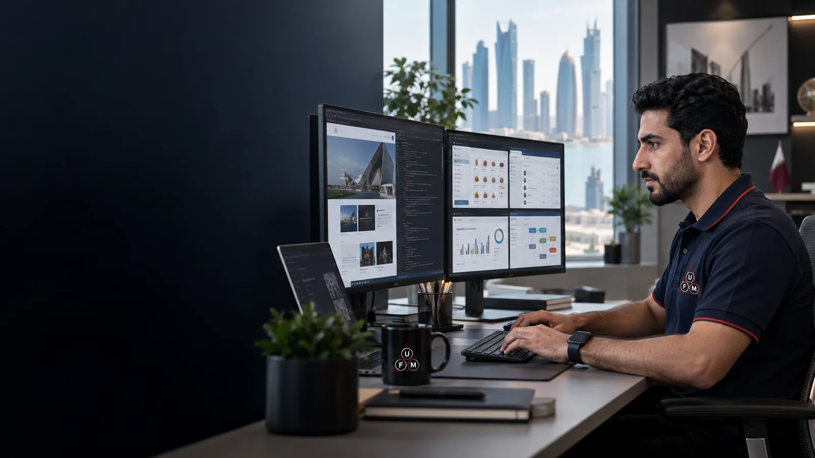 AI-created UFM software development scene